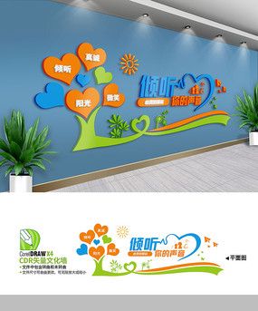 綠色健康教育知識(shí)文化墻設(shè)計(jì)——營造健康校園新風(fēng)尚